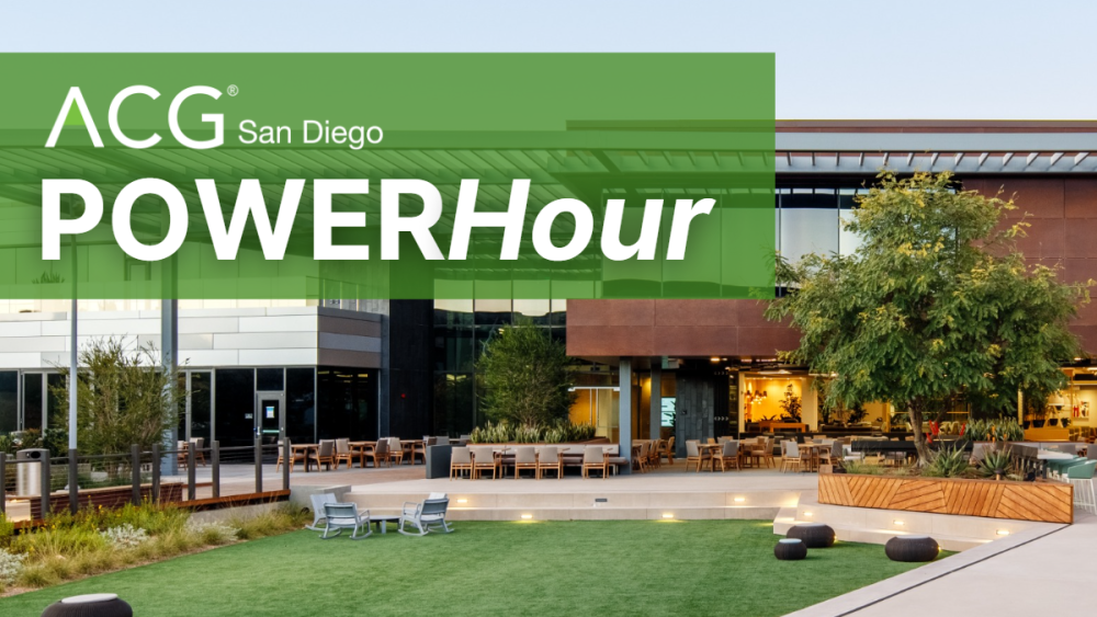 ACG San Diego PowerHour Networking March 2023 ACG San Diego